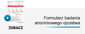 formularz zlecenia testu na ojcostwo